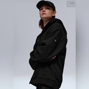 Alo Renown Heavy Weight Full Zip Hoodie Size Small